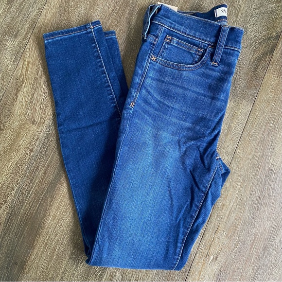 NWT Madewell Roadtripper High Rise Skinny Stretch Jeans in Jansen Wash - Picture 2 of 6